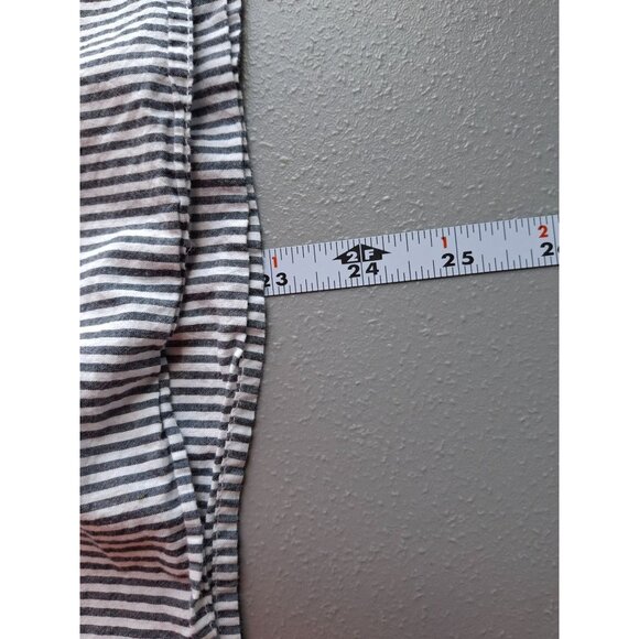 Gap Womens Peasant Top XS Blue Striped Embroidered 3/4 Bell Sleeves Boho - Picture 7 of 7